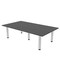 Skutchi Designs 47.25 in W, 84 in L, 29 in H, Engineered Wood Top, Grey HAR-REC-48X84-PT-AN - alternate 1